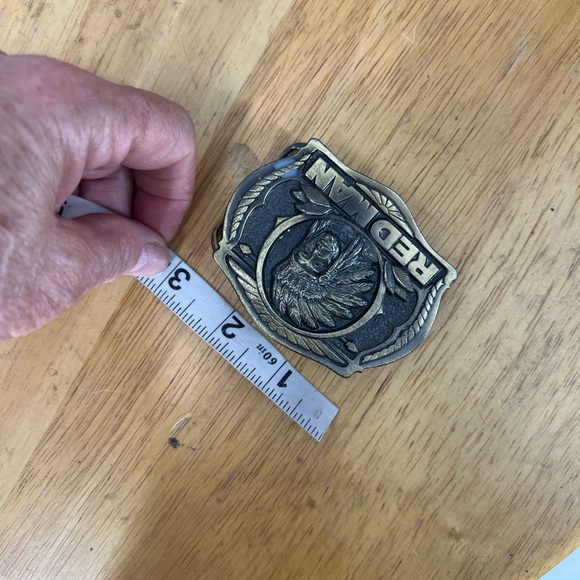 redman tobacco belt buckle Chewing - 1988 Redman tobacco, company 1988 limited